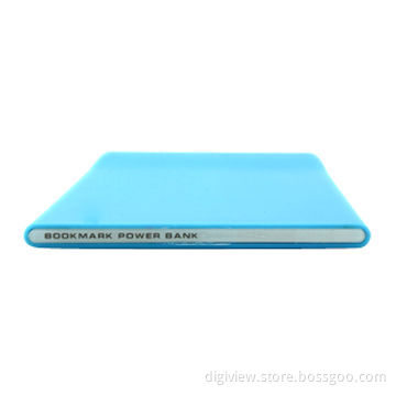 Polymer Battery Cell 2,100mAh Bookmark Power Bank, 4.5mm Super Slim
